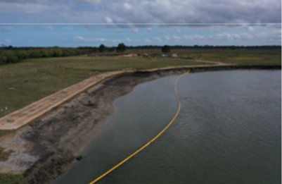 Bulk earthworks above the tidal zonepng