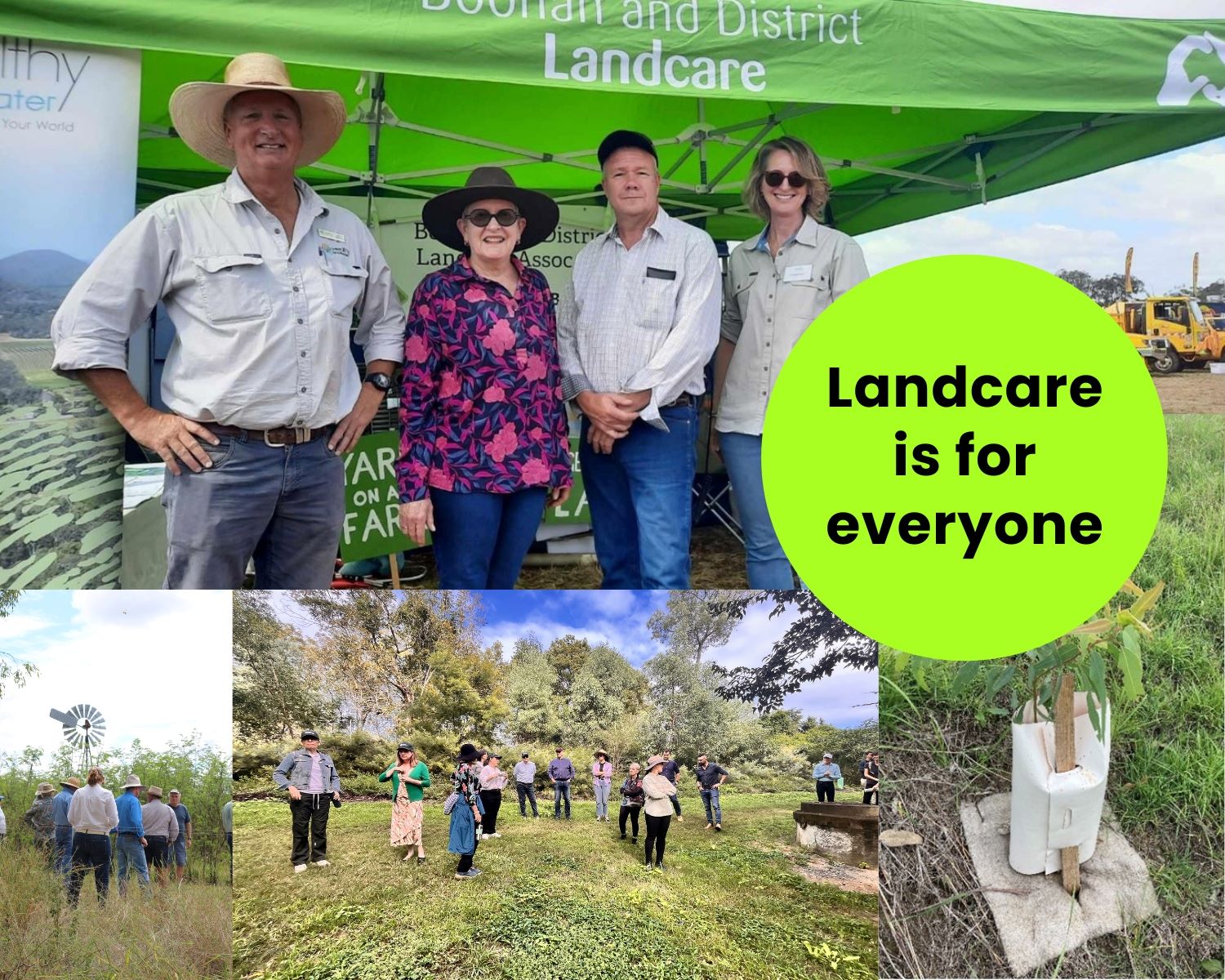 Landcare is for everyone... GO TOUCH GRASS!