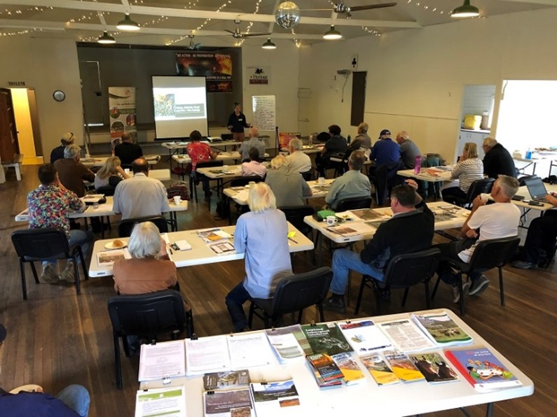 Fire management planning workshop at Ravensbourne