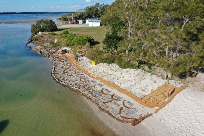 Completed project TS Onslow shoreline 1