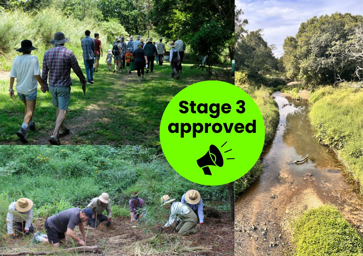 Kedron Brook Riverine Recovery - Stage 3 is going ahead!