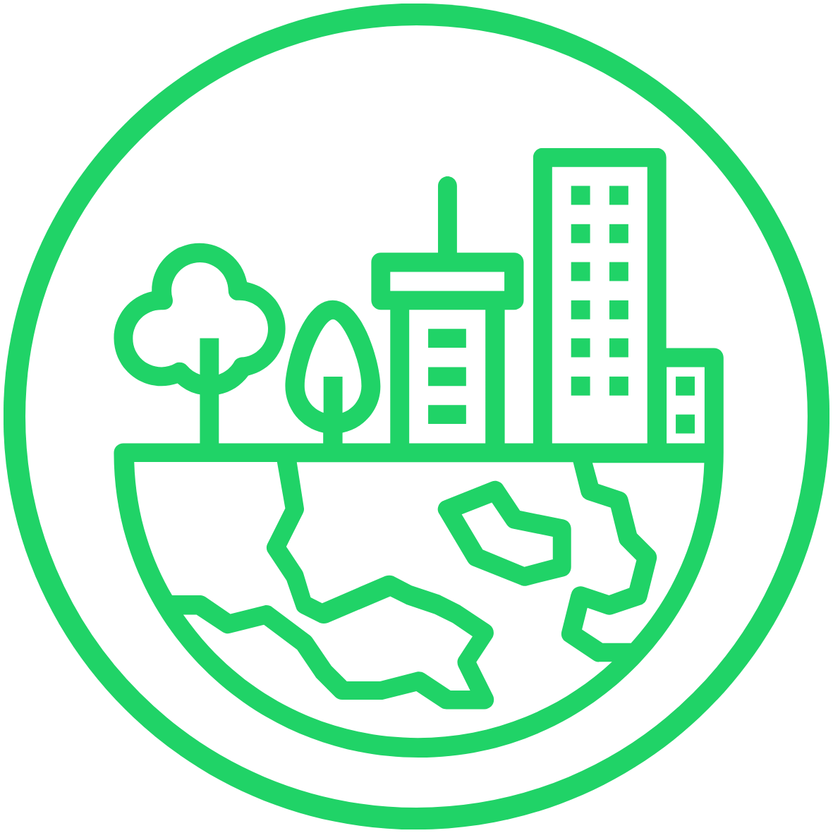 Urban design capacity building icon_green
