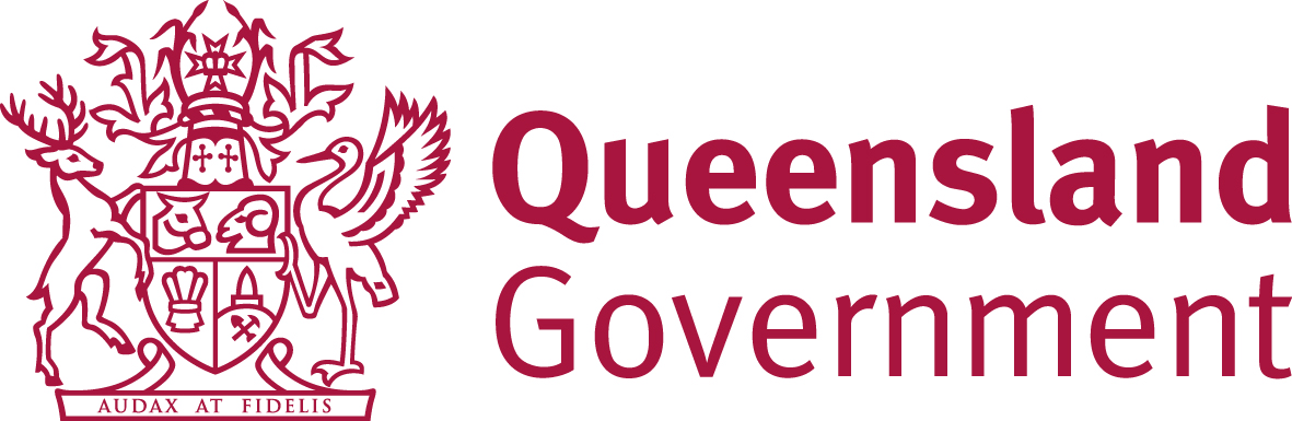 Qld CoA Stylised 2LsS maroon