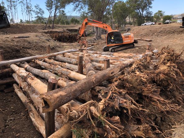Log work for Healthy Catchments Program phase 4